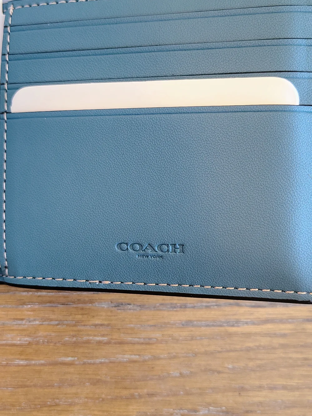 NWOT Coach Men's 3 In 1 Wallet Signature Canvas Happy Dog Creature CC135